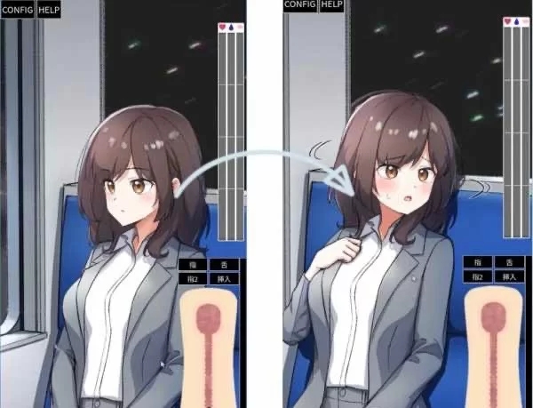 [SLG/动态/生肉/触摸/中出/羞耻]电车远程奸淫～[PC+安卓]-夺宝游戏
